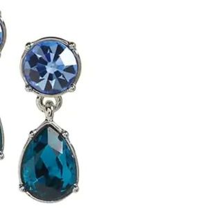 Banana Republic Bold Line Crystal Drop Earrings NWT 38